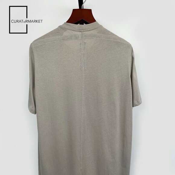 Rick Owens: Runway Aluminum Loose Rod Oyster Level T Shirt SS19 Babel - Picture 5 of 16